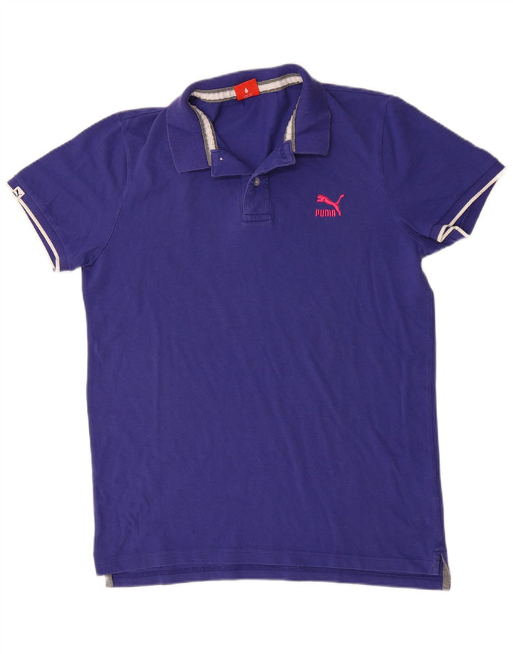 Puma muška polo majica Large Blue Cotton