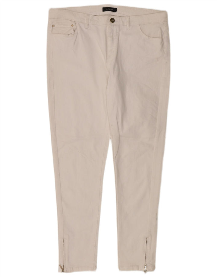 MARKS & SPENCER Womens Autograph Skinny Jeans W34 L28 White
