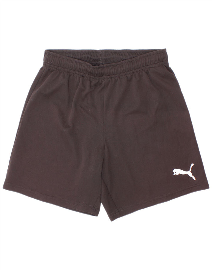 Shorts esportivos Puma meninos 13-14 anos preto poliéster