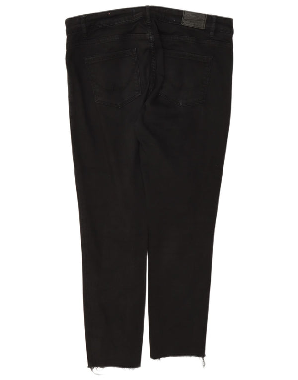 Damskie jeansy Superdry Alexia Jegging W31 L26, czarne, bawełniane