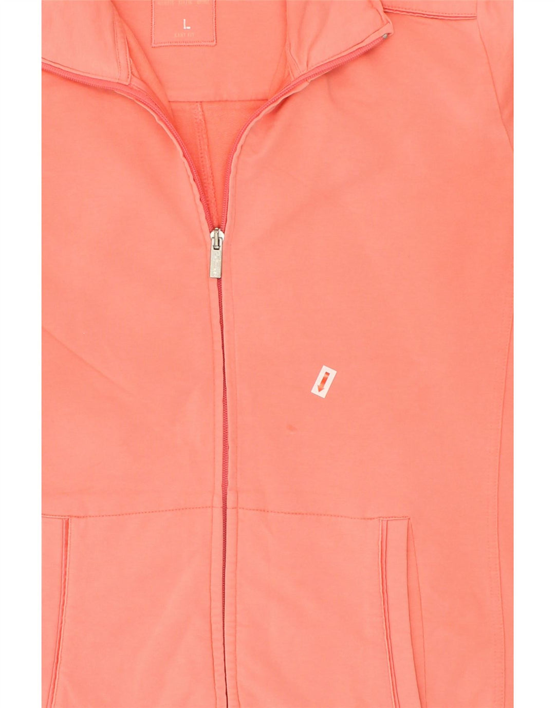 CHAMPION Womens Tracksuit Top Jacket UK 16 Large Orange Cotton Vintage Champion and Second-Hand Champion from Messina Hembry 
