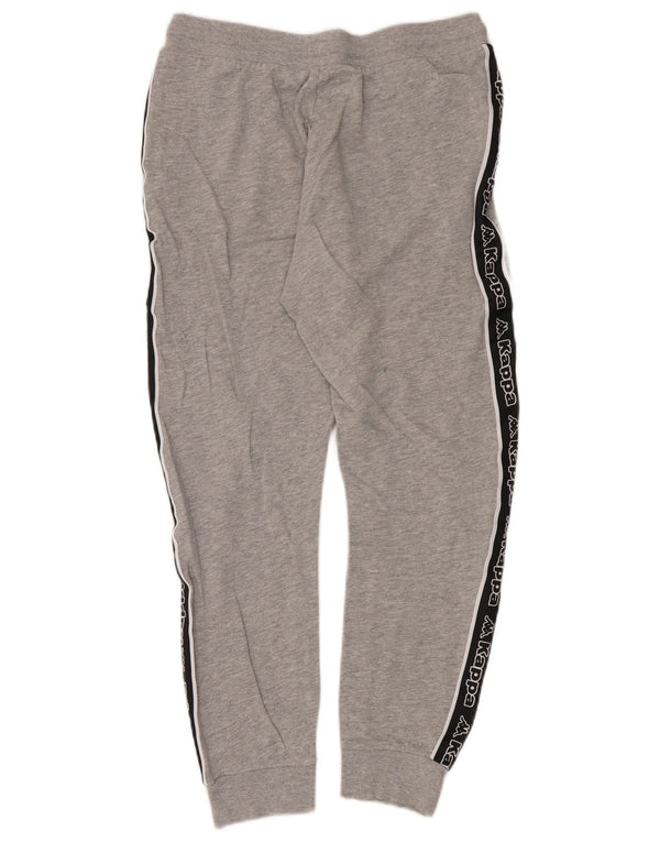 KAPPA Mens Tezenis Tracksuit Trousers Joggers Medium Grey Colourblock