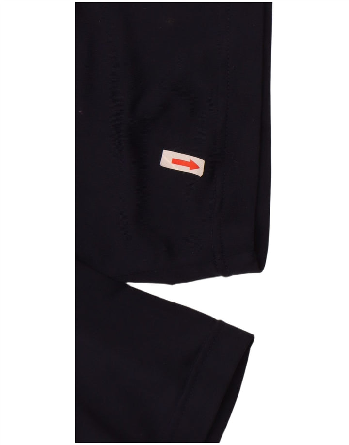 Adidas Womens Climalite Sport Shorts UK 12 Medium Navy Blue Polyester
