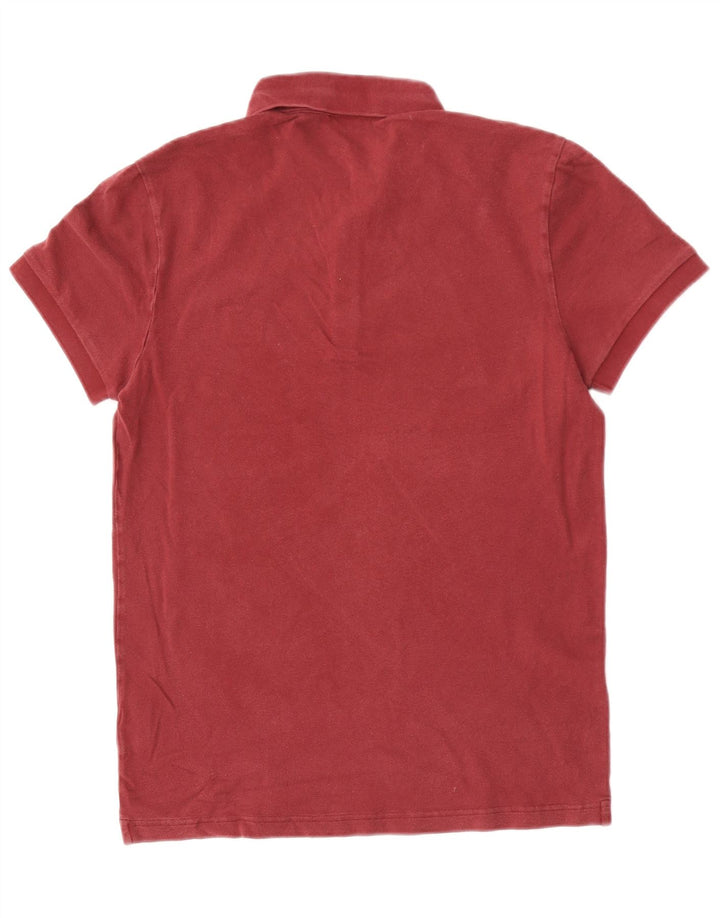 Hugo Boss Slim-Fit-Poloshirt für Herren aus mittlerer kastanienbrauner Baumwolle
