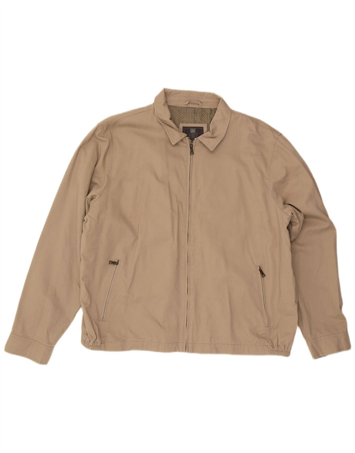 Męska kurtka bomber Marks & Spencer UK 44 2XL, beżowa, bawełniana