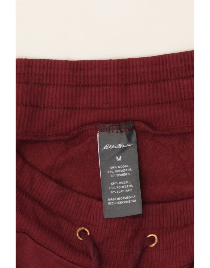 EDDIE BAUER Womens Tracksuit Trousers UK 14 Medium  Burgundy Vintage Eddie Bauer and Second-Hand Eddie Bauer from Messina Hembry 