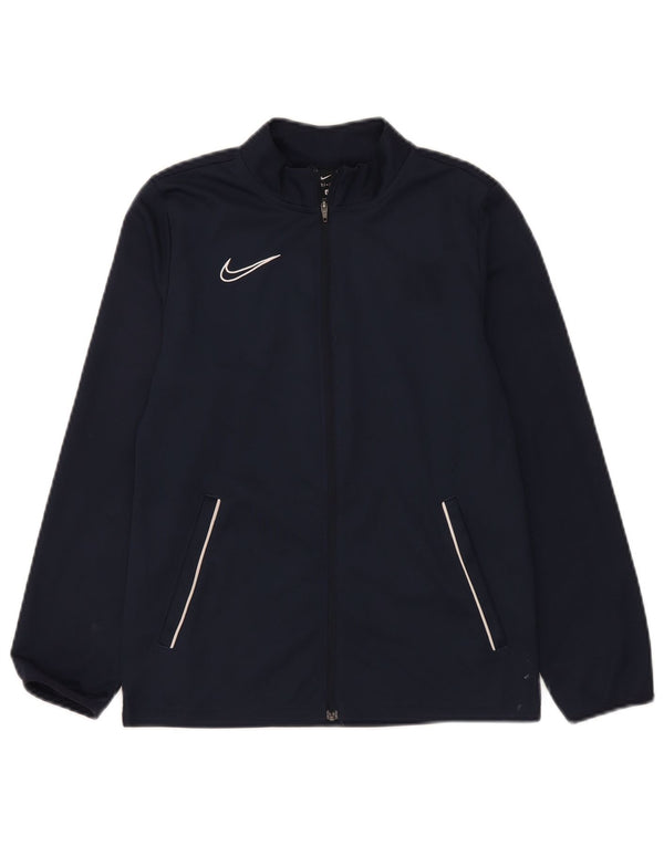 Nike Dri-Fit-Trainingsanzug-Oberteil für Jungen, 12–13 Jahre, Größe L, Marineblau