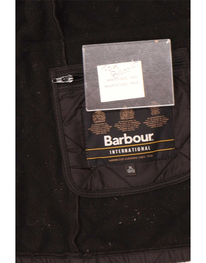 Barbour Boys Quilted Jacket 12-13 Years XL Black Polyamide