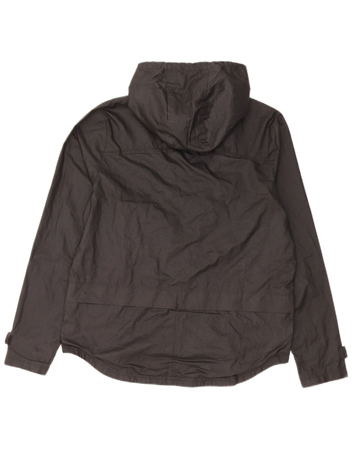 Giacca antipioggia con cappuccio da donna Nike UK 14 medio nero poliestere