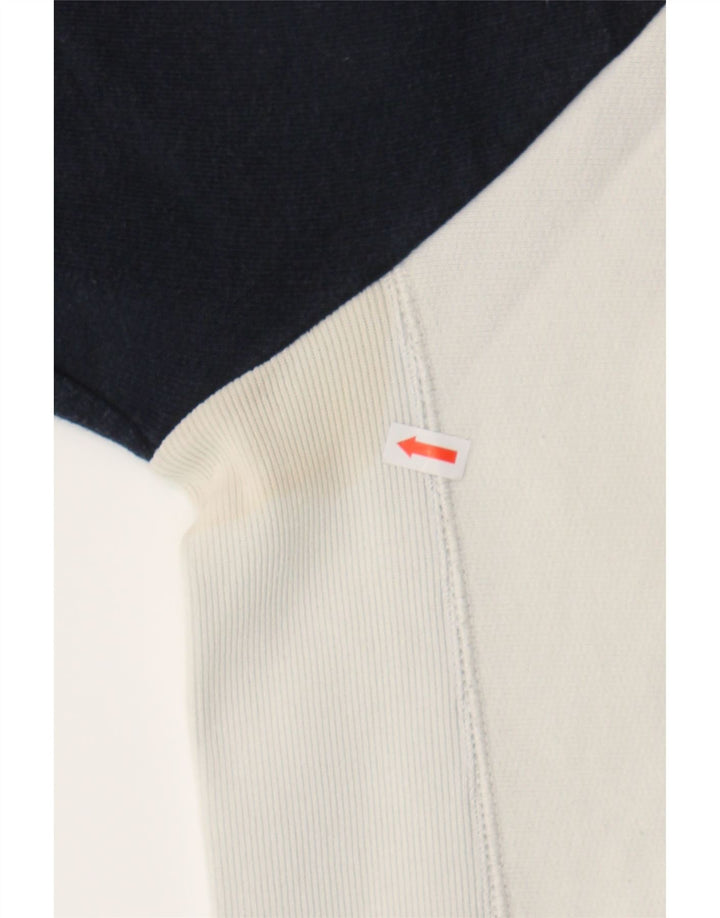 CHAMPION Mens Sweatshirt Jumper XL White Colourblock Cotton Vintage Champion and Second-Hand Champion from Messina Hembry 