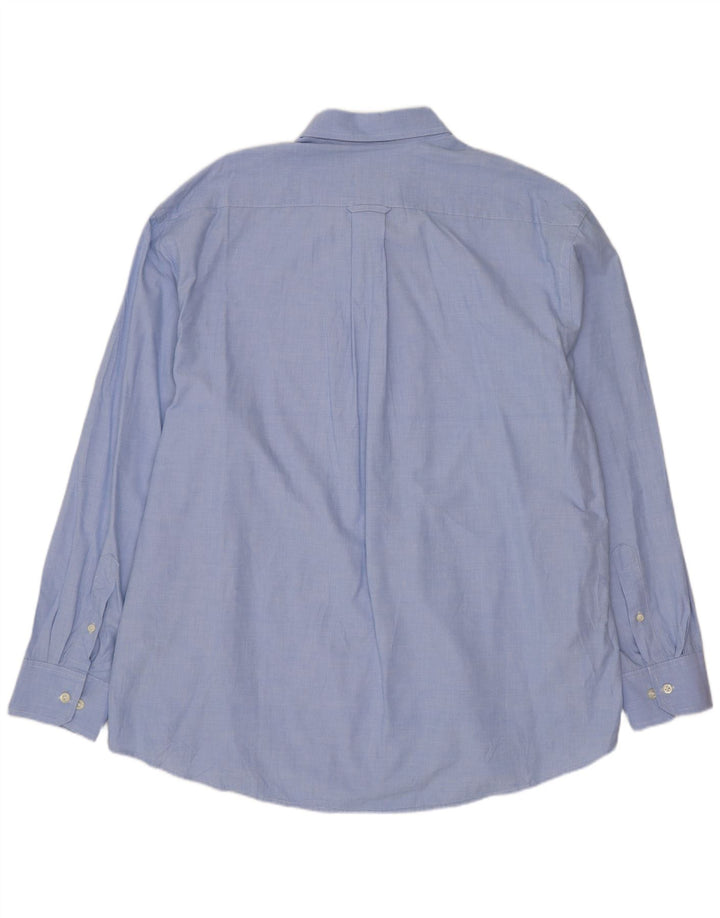 IZOD Mens Shirt XL Blue Cotton