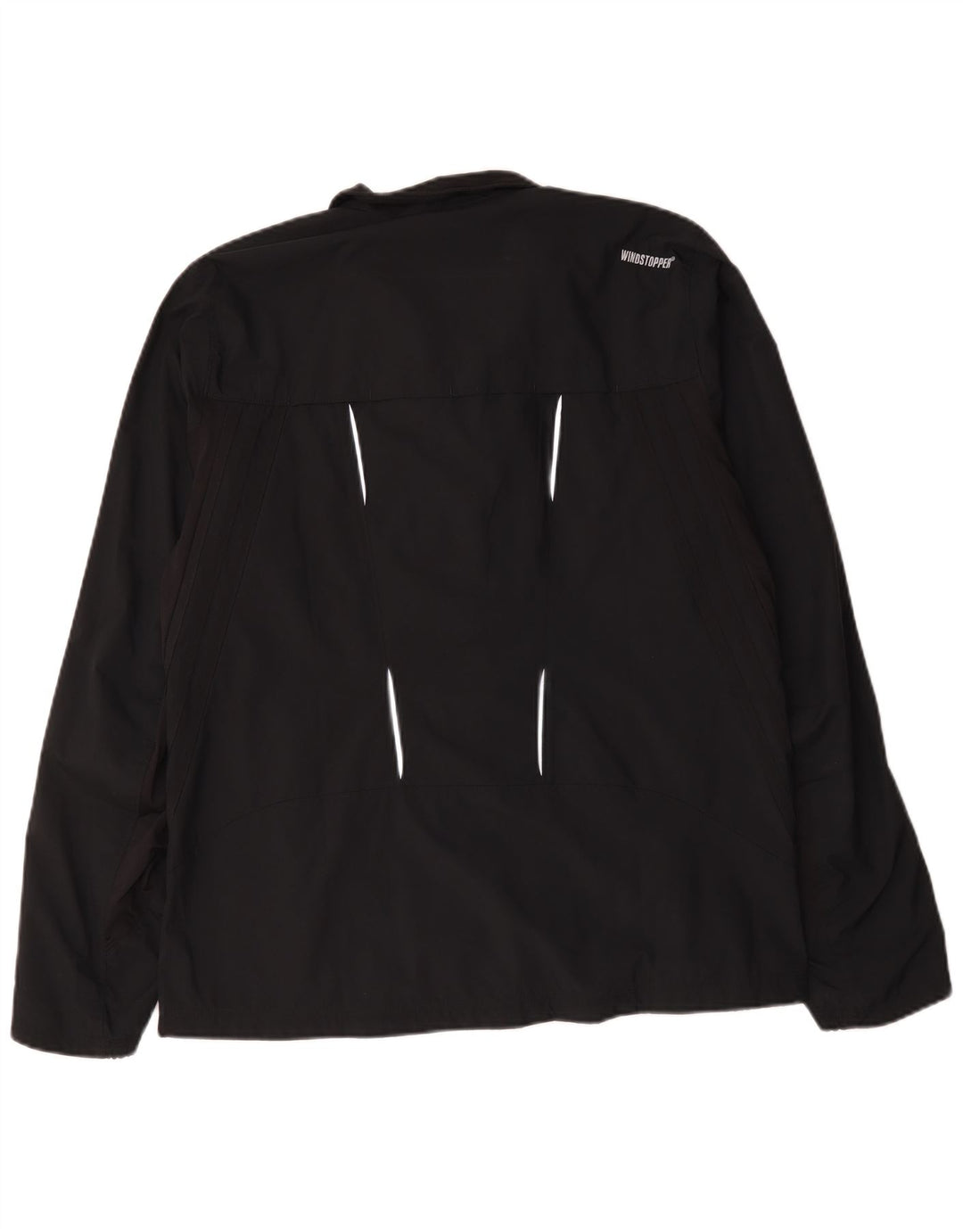 ADIDAS Herre Clima Proof Regnjakke UK 40 Stor Sort Polyester