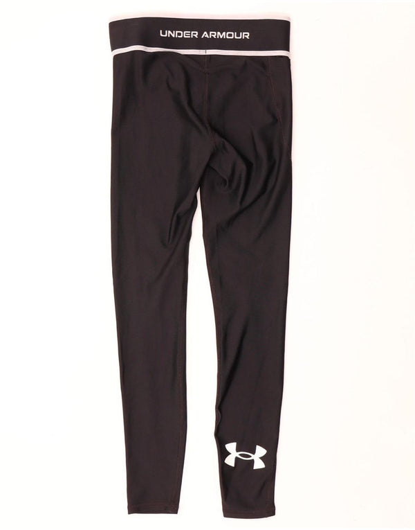 Under Armour Womens Graphic Leggings UK 10 Small Black