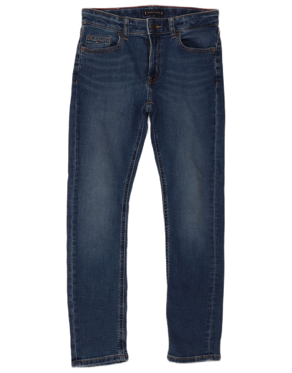 Tommy Hilfiger Meninos Jeans Slim 11-12 Anos W28 L26 Azul Algodão
