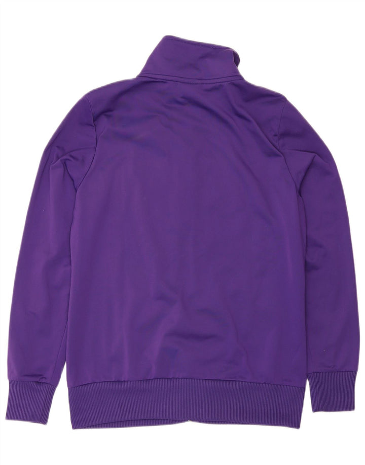 Puma Womens Graphic Tracksuit Top Jacket UK 14 Large Purple