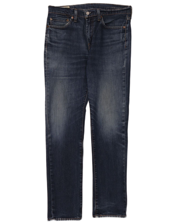 Levi's Herre 511 Slim Jeans W32 L32 Marineblå Bomuld