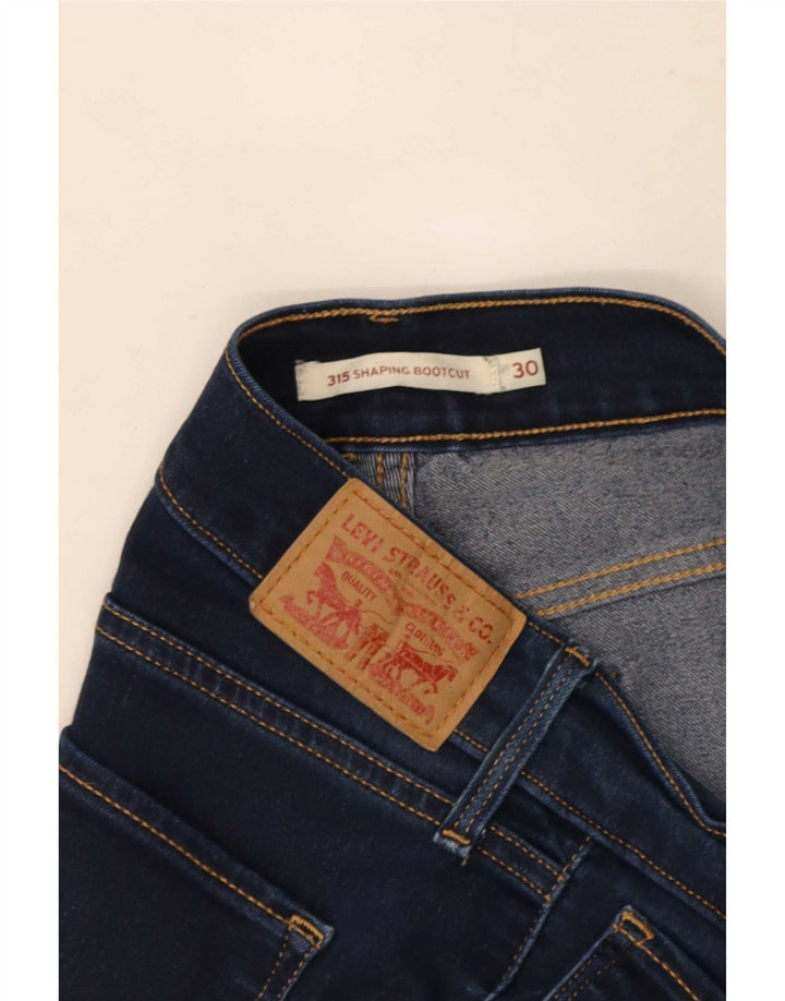 Levi's Donna 315 Shaping Bootcut Jeans W30 L30 Blu Navy