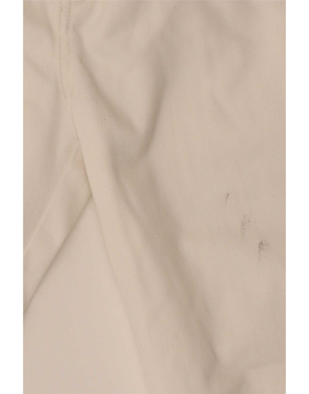 Dickies Womens High Waist Cropped Trousers W28 L25 White Polyester