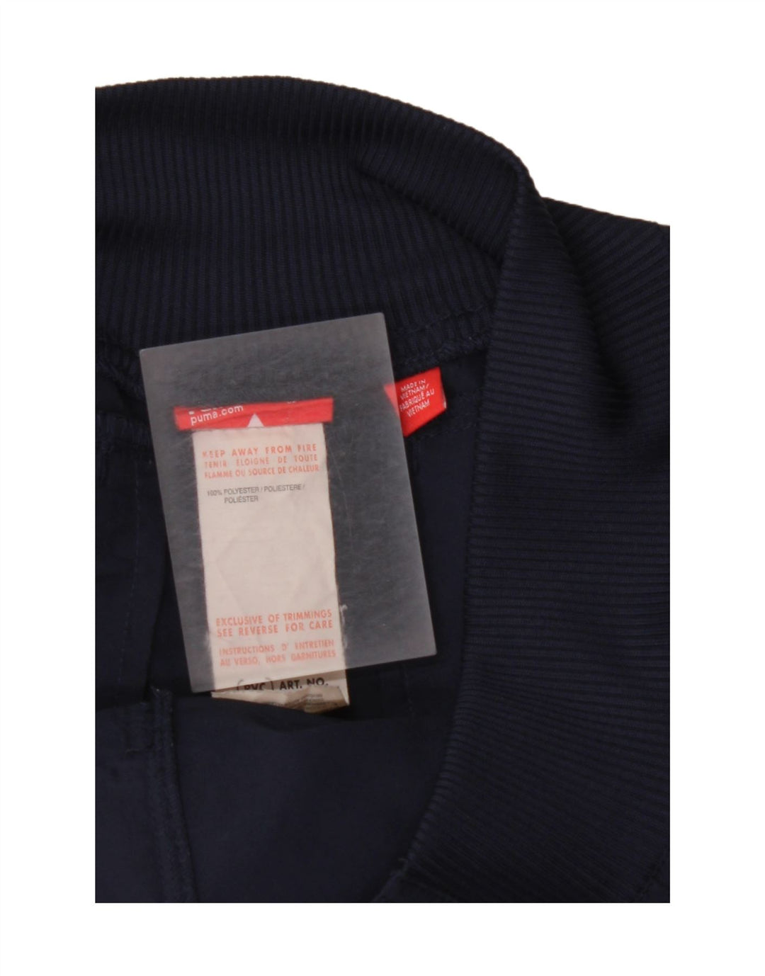 PUMA Womens Tracksuit Trousers UK 12 Medium  Navy Blue Polyester
