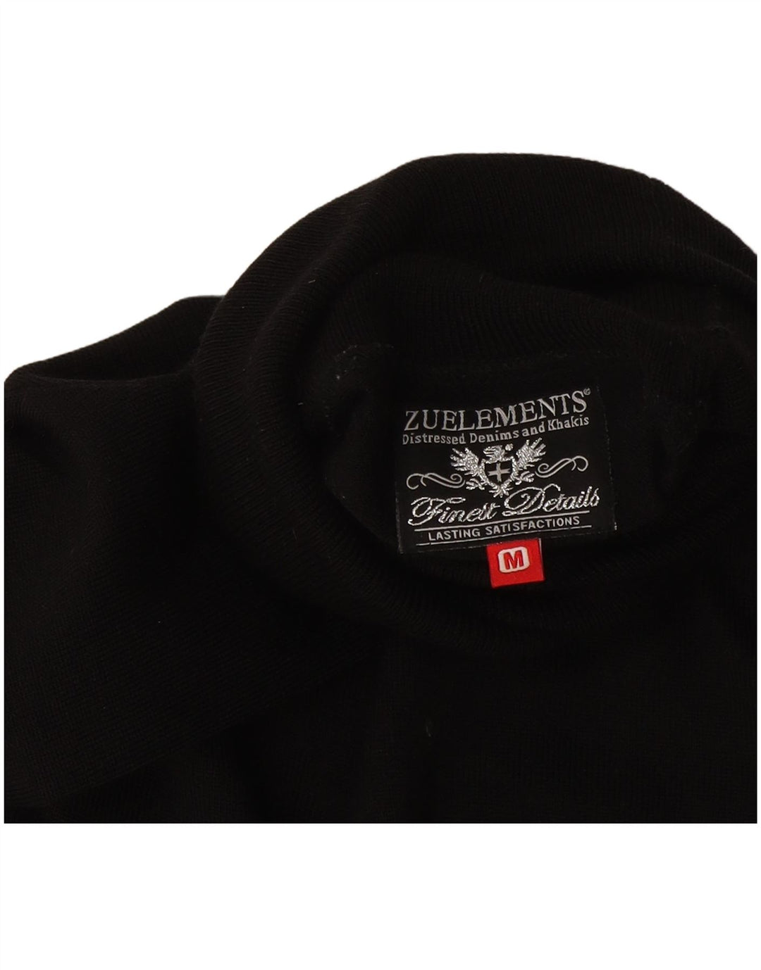 Maglione maglione a collo alto da donna Zu Elements UK 12 medio nero