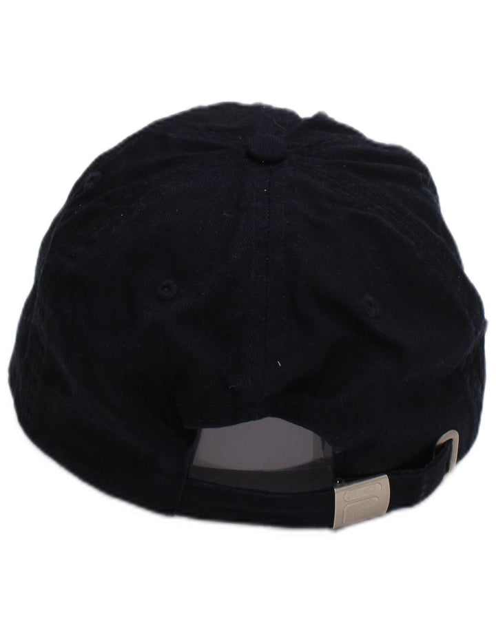 Berretto da baseball grafico da uomo Fila Taglia unica in cotone blu navy