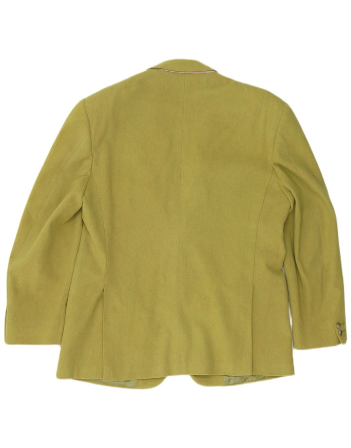 Trussardi Herre 2-knaps blazerjakke IT 52 XL Grøn Uld