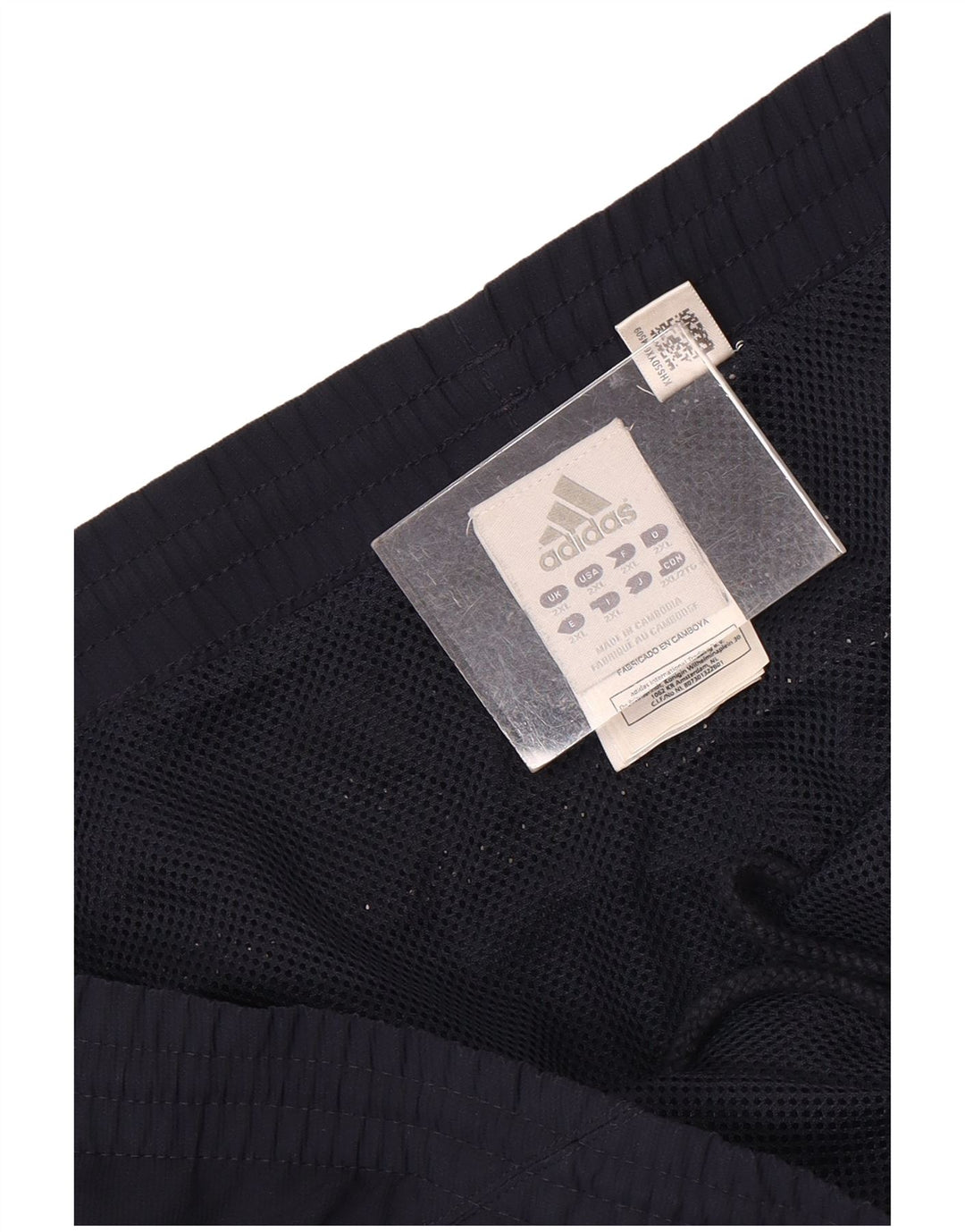 Pantaloncini sportivi Adidas Climacool da uomo 2XL poliestere blu navy