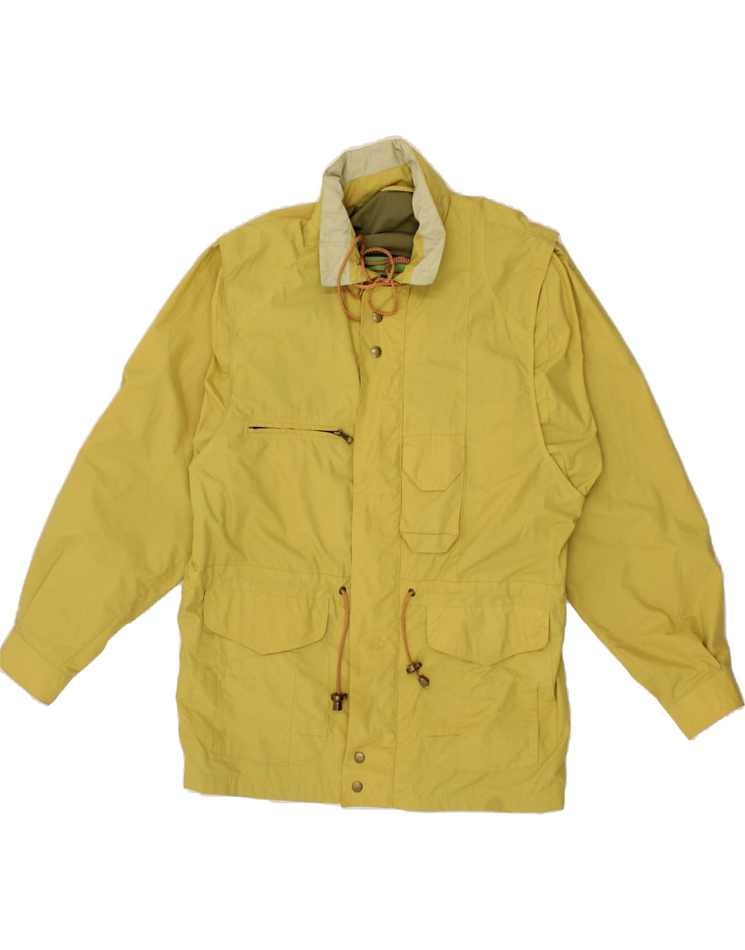 SALE E PEPE Mens Windbreaker Jacket UK 42 XL Yellow Vintage Sale E Pepe and Second-Hand Sale E Pepe from Messina Hembry 
