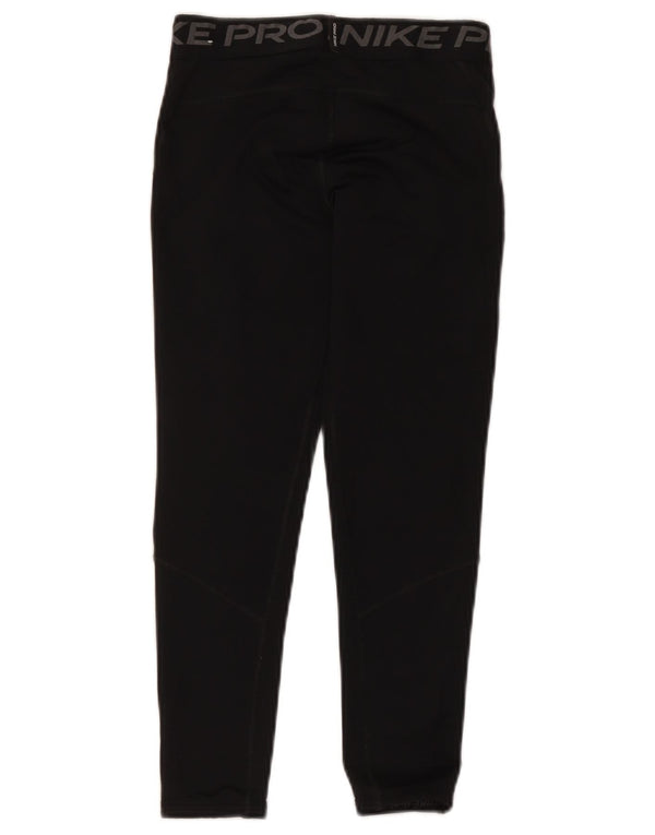 Nike Boys Dri Fit grafičke tajice 8-9 godina, male crne poliesterske