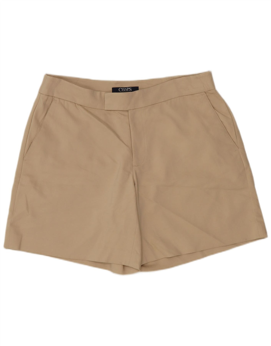 Chaps Damen Chino-Shorts US 8 Medium W32 Beige Baumwolle
