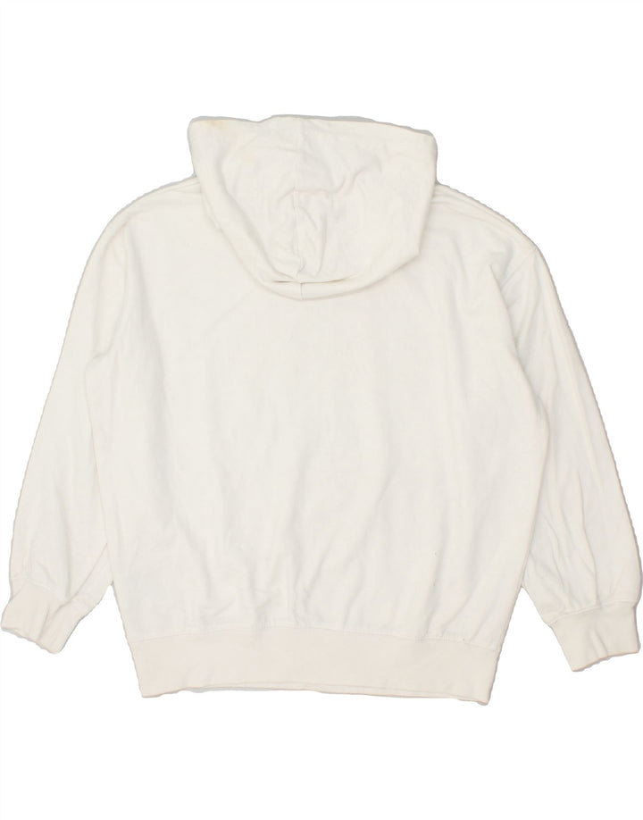 LEVI'S Girls Graphic Hoodie Jumper 15-16 Years White Cotton Vintage Levi's and Second-Hand Levi's from Messina Hembry 