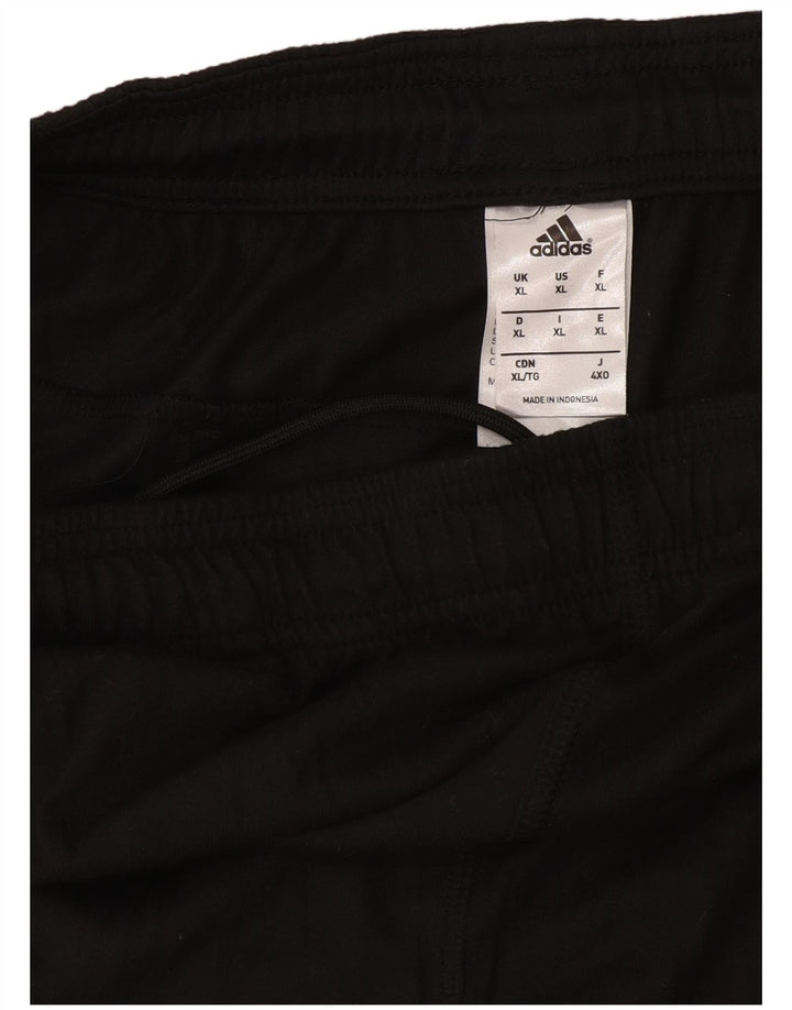 Adidas Mens Climalite Tracksuit Trousers Joggers XL Black Polyester
