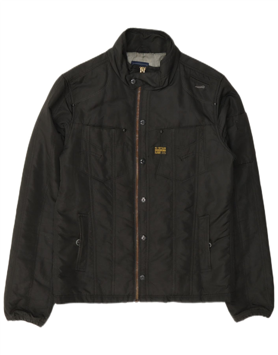 G-Star Herre Bomber Jacket UK 38 Medium Navy Blue Polyester
