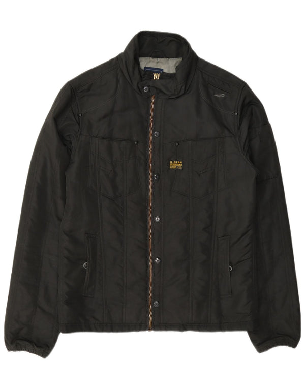 G-Star Herre Bomber Jacket UK 38 Medium Navy Blue Polyester