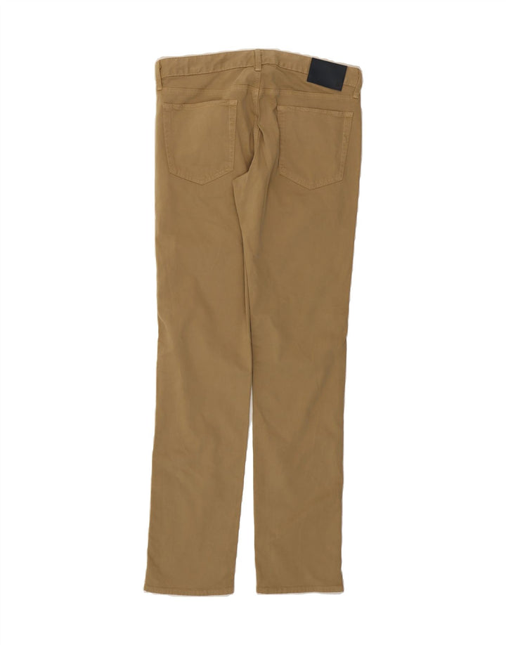 BONOBOS Mens Slim Casual Trousers W32 L34 Beige Cotton Vintage BONOBOS and Second-Hand BONOBOS from Messina Hembry 