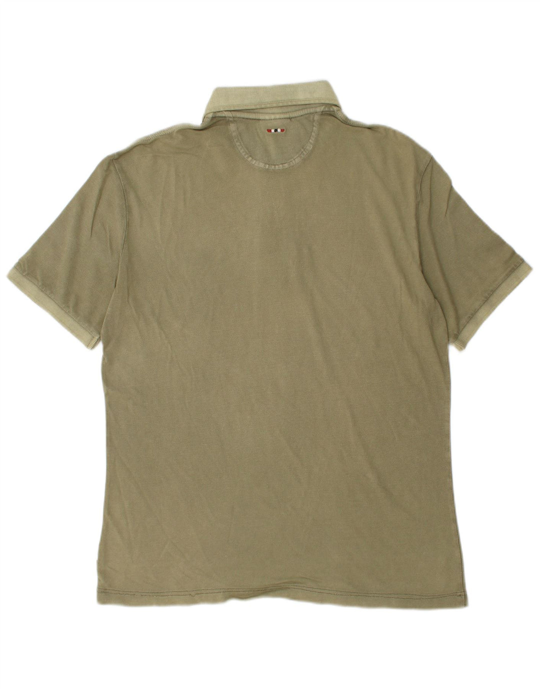 NAPAPIJRI Mens Geographic Polo Shirt Medium Khaki