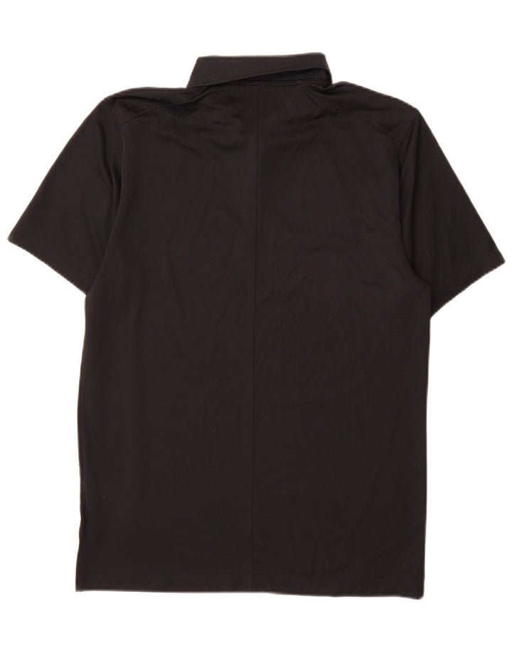 Polo Nike da uomo Dri Fit piccola in poliestere nero