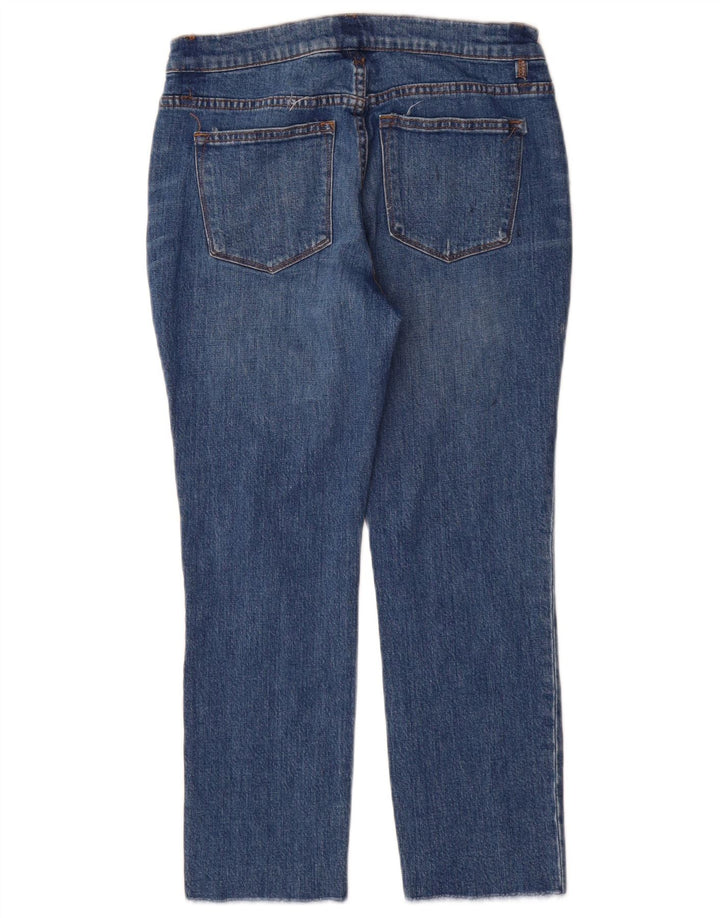 J. Crew Womens Boyfriend Distressed Slim Jeans W28 L26 Blue