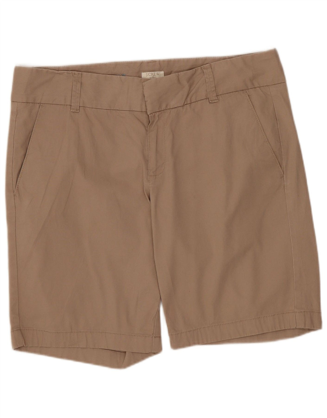 J. Crew Chino Shorts til kvinder US 8 Medium W32 Brun Bomuld