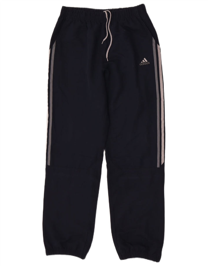 Adidas Mens Tracksuit Trousers Joggers Medium Navy Blue Polyester