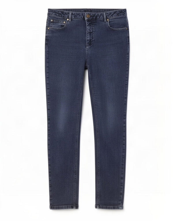 Hobbs Jean skinny pour femme UK 16 Large W34 L30 Bleu Coton