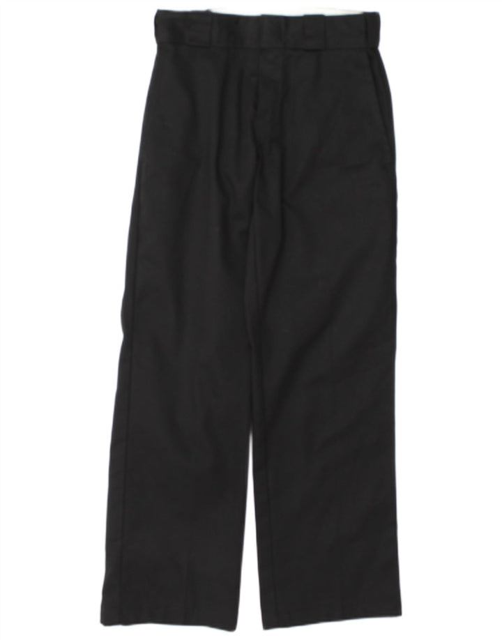 Dickies Womens Straight Chino Trousers W26 L28 Black Polyester