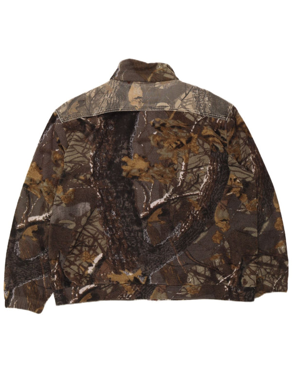 Univers Chaqueta polar para hombre ES 42 XL Poliéster de camuflaje multicolor