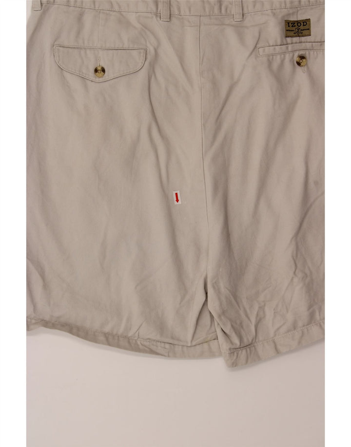 IZOD Mens Pegged Chino Shorts W40 XL  White Cotton Vintage Izod and Second-Hand Izod from Messina Hembry 