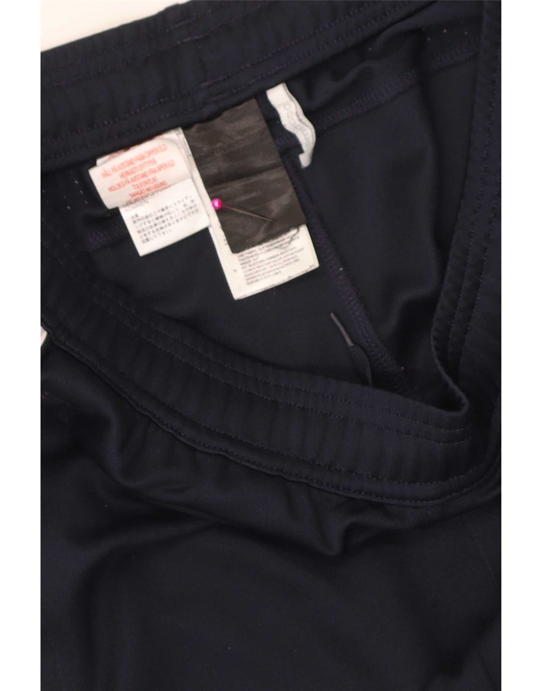 Adidas Boys Tracksuit Trousers 15-16 Years Navy Blue Polyester