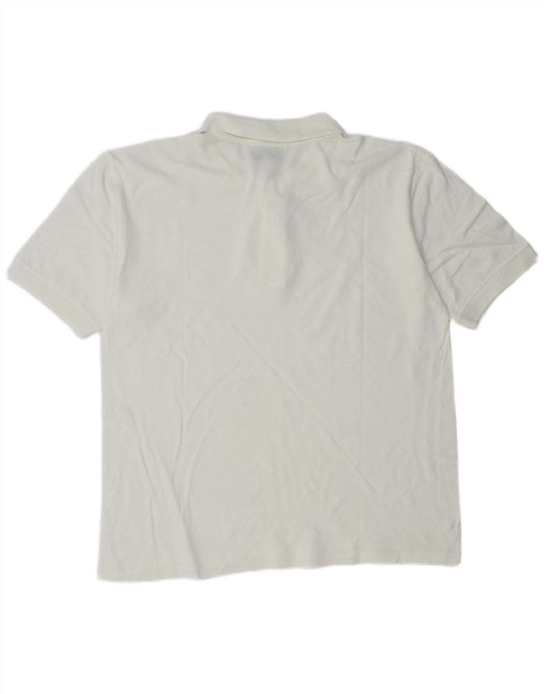 Gymnasium Mens Polo Shirt Medium White Cotton
