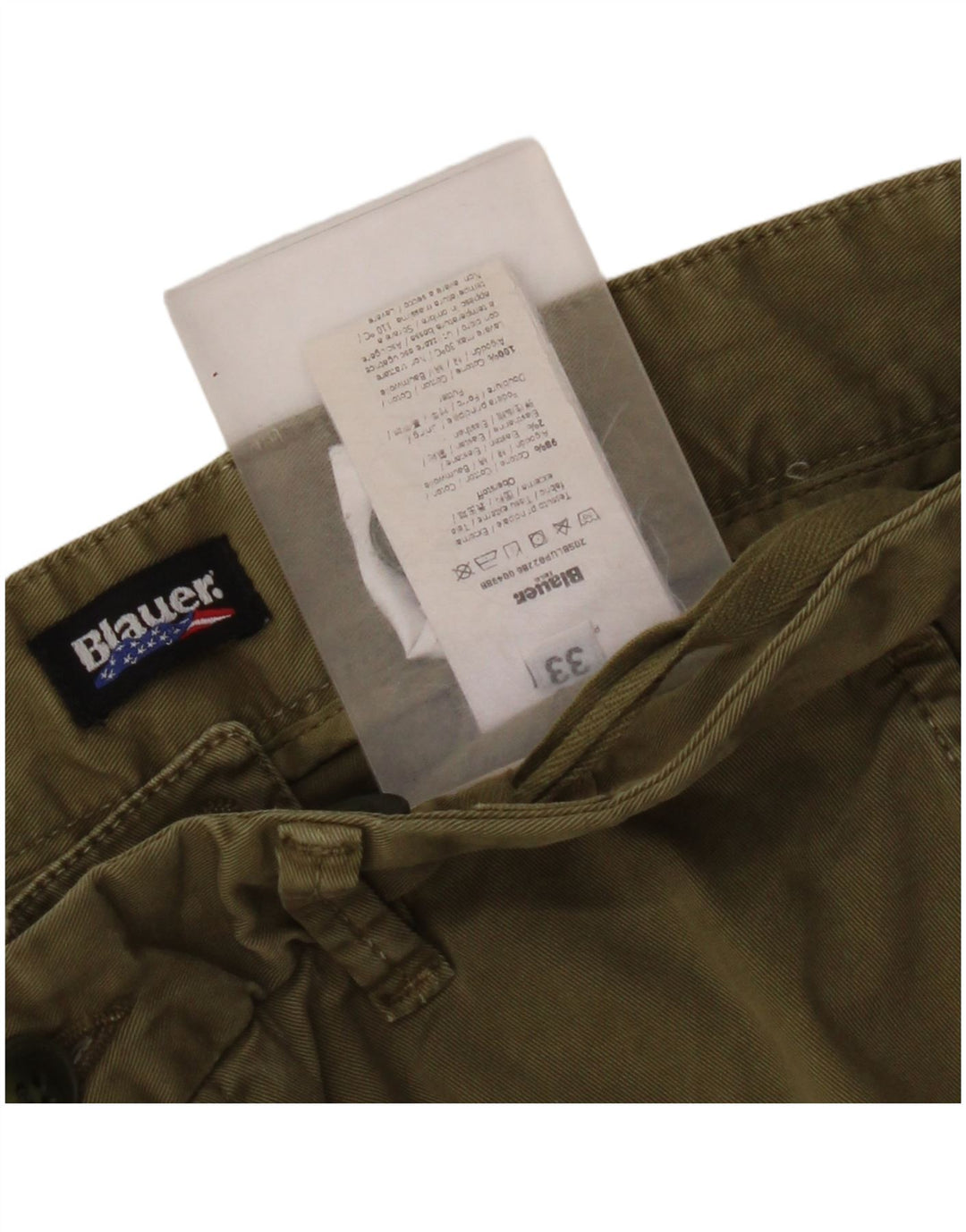Blauer Mens Chino Shorts  W33 Medium Khaki Cotton