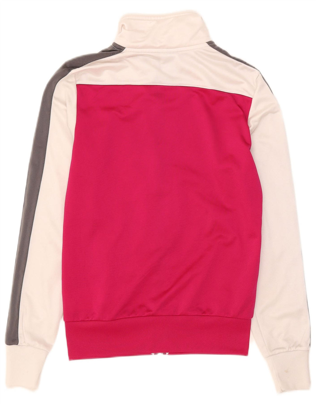Nike Womens Graphic Tracksuit Top Jacket UK 10 Small Pink Colourblock