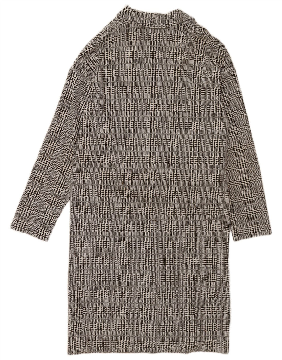 Soprabito da donna Topshop UK 10 piccolo cotone pied de poule grigio