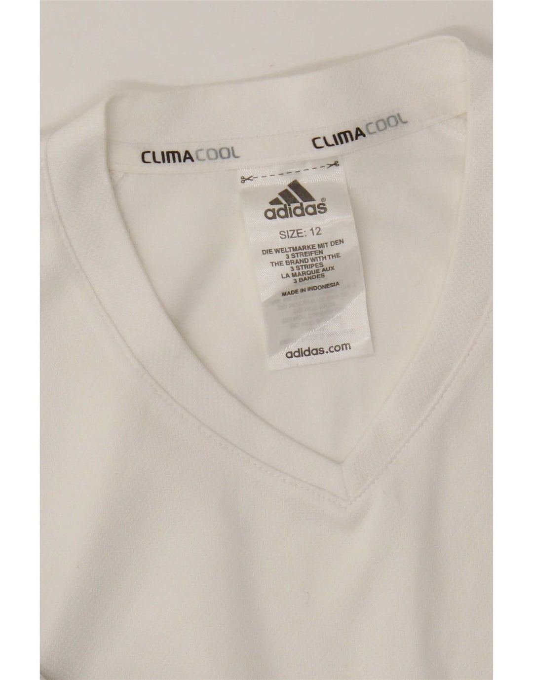 Adidas Womens Climacool Vest Top UK 12 Medium  White Colourblock Polyester